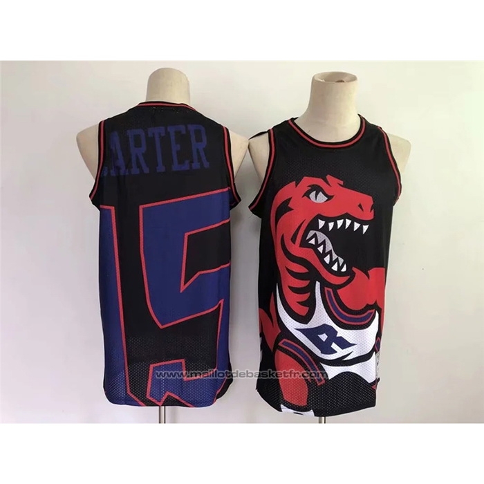 Maillot Toronto Raptors Vince Carter #15 Mitchell & Ness Big Face Noir
